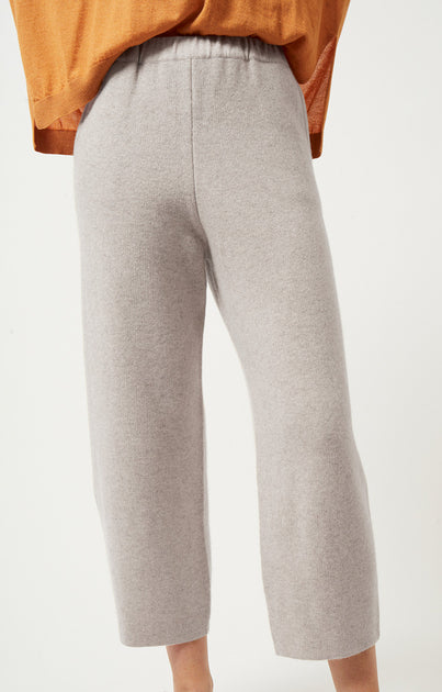 Axeli Cashmere Trousers in Feather – OYUNA