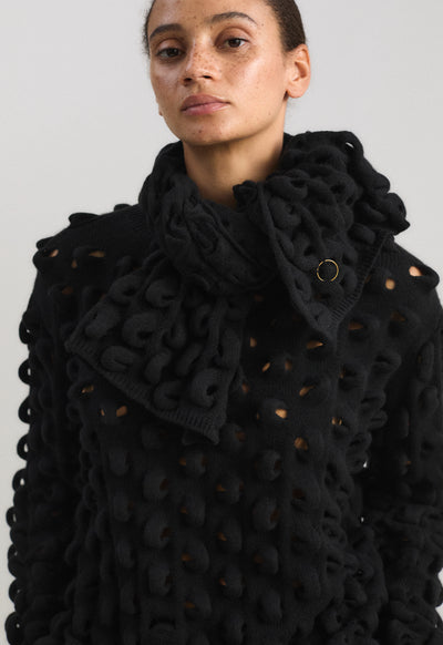 Nodo Neckwarmer in Black
