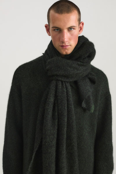 Duara Scarf in Pine & Jet