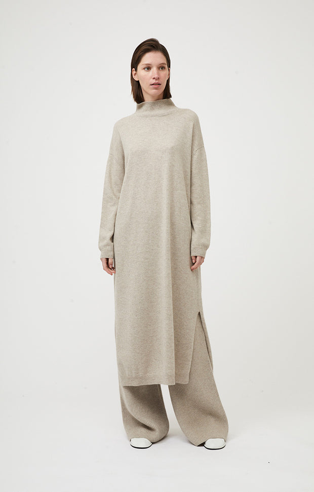 Anau Cashmere Dress in Feather