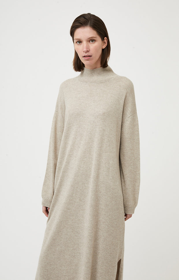 Anau Cashmere Dress in Feather