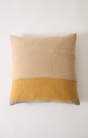 Hesta Cashmere Cushion cover in Cream & Gold