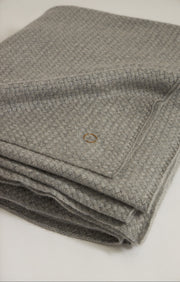 Maple Cashmere Bedspread in Soft Grey