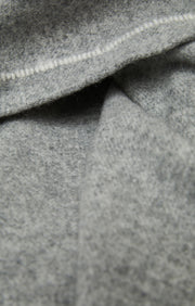 Sabra Cashmere Throw in Soft Grey