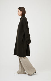 Storm Cashmere Coat in Forest