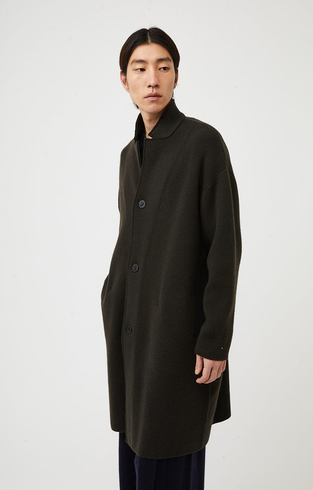 Storm Cashmere Coat in Forest