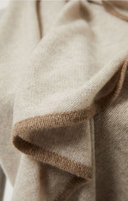 Daya Cashmere Throw in Feather