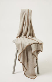 Daya Cashmere Throw in Feather