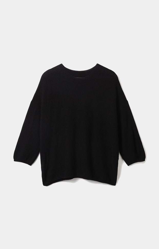 Gabi Cashmere Sweater in Black