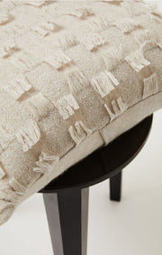 Seren Cashmere Cushion Cover in Feather