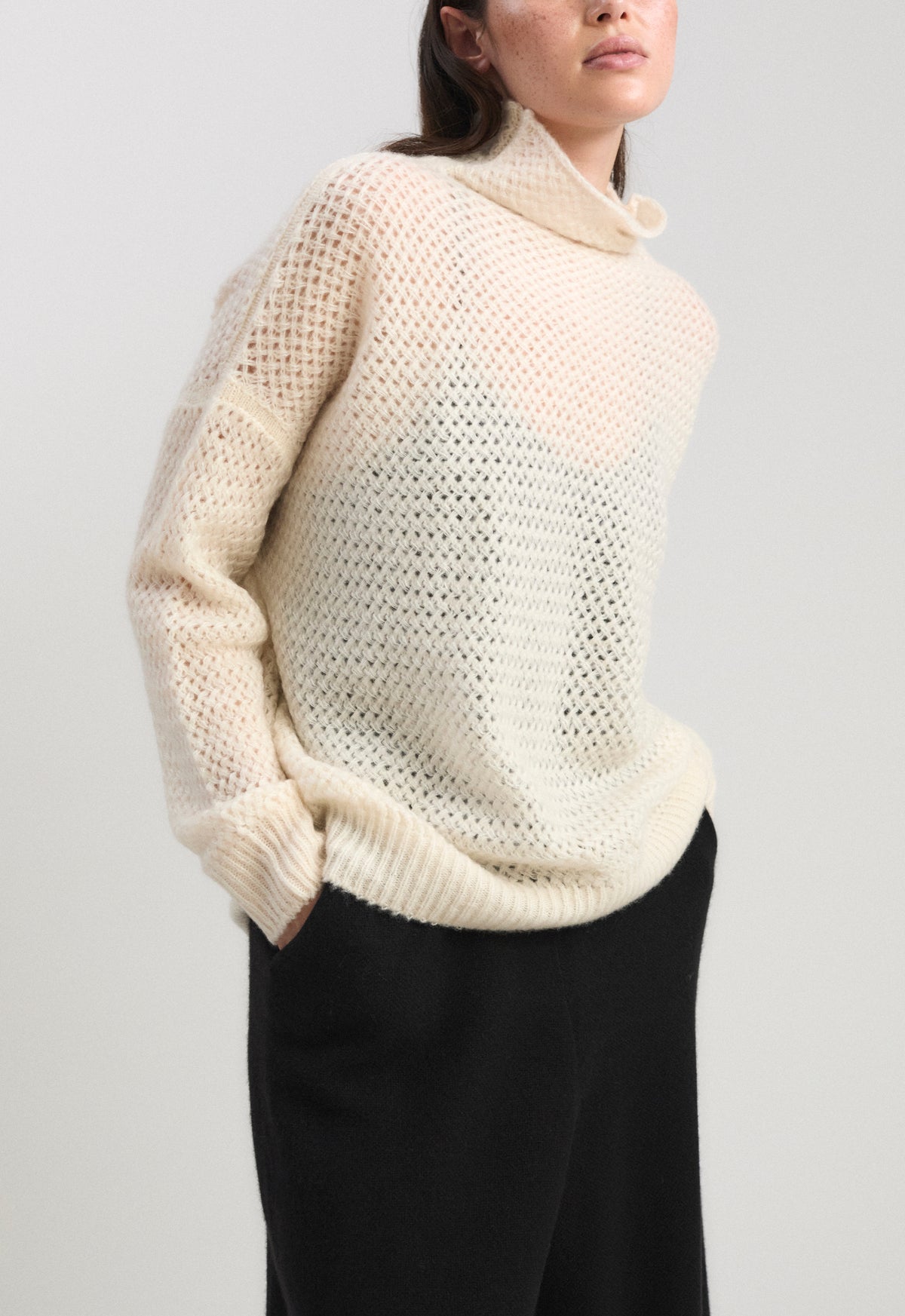 Runa Sweater in Snow