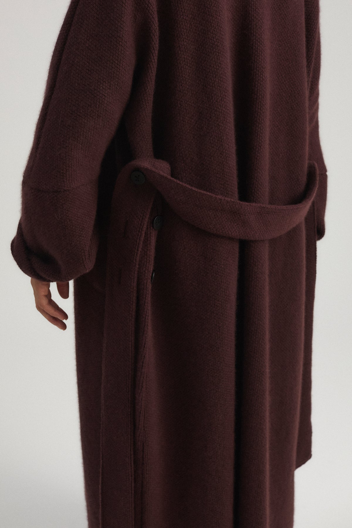 Manta Coat in Carob