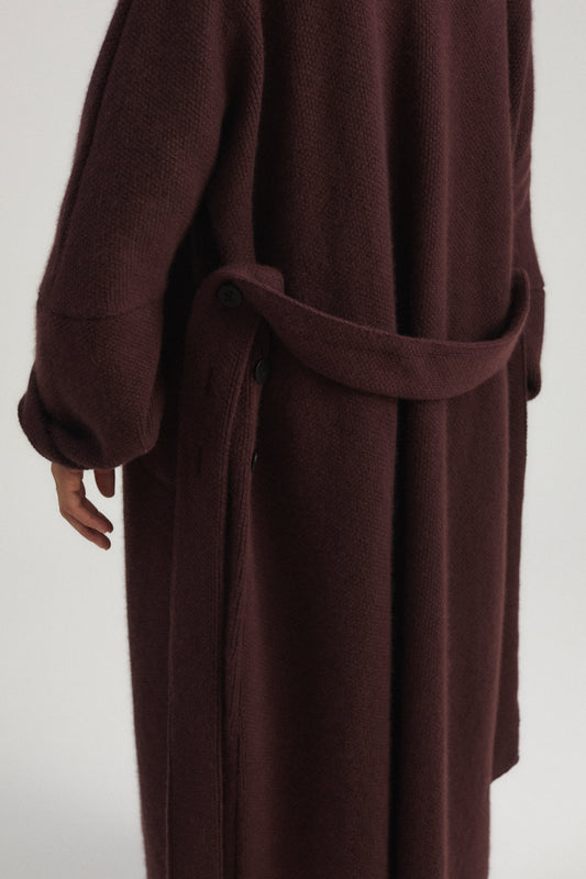 Manta Coat in Carob