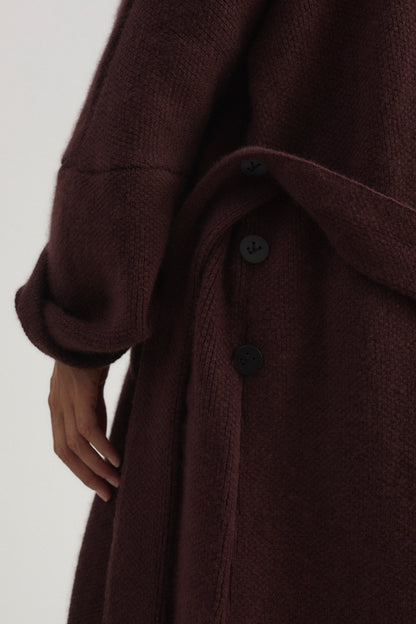 Manta Coat in Carob