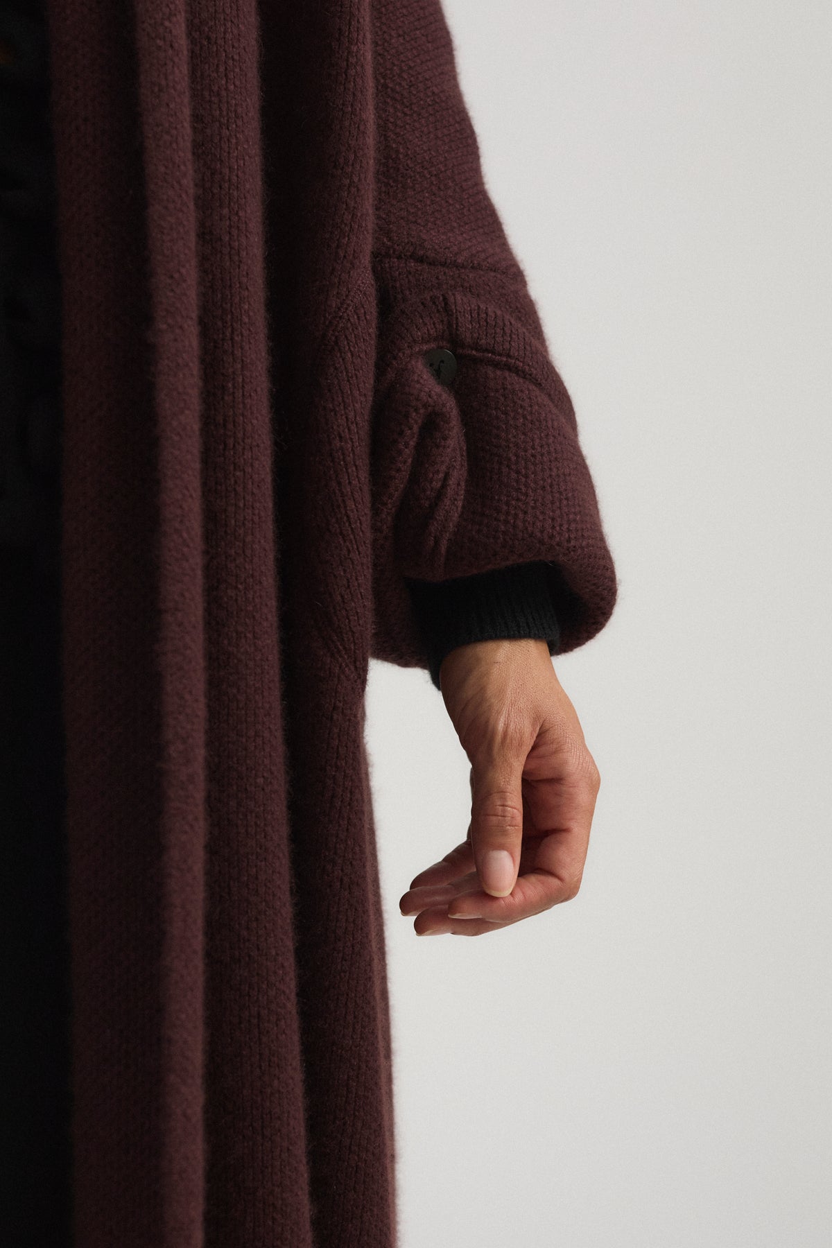 Manta Coat in Carob