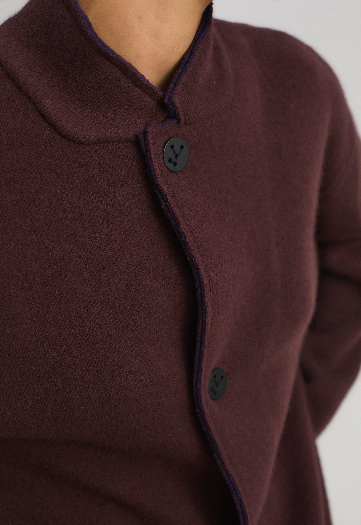 Wind Jacket in Carob & Ink