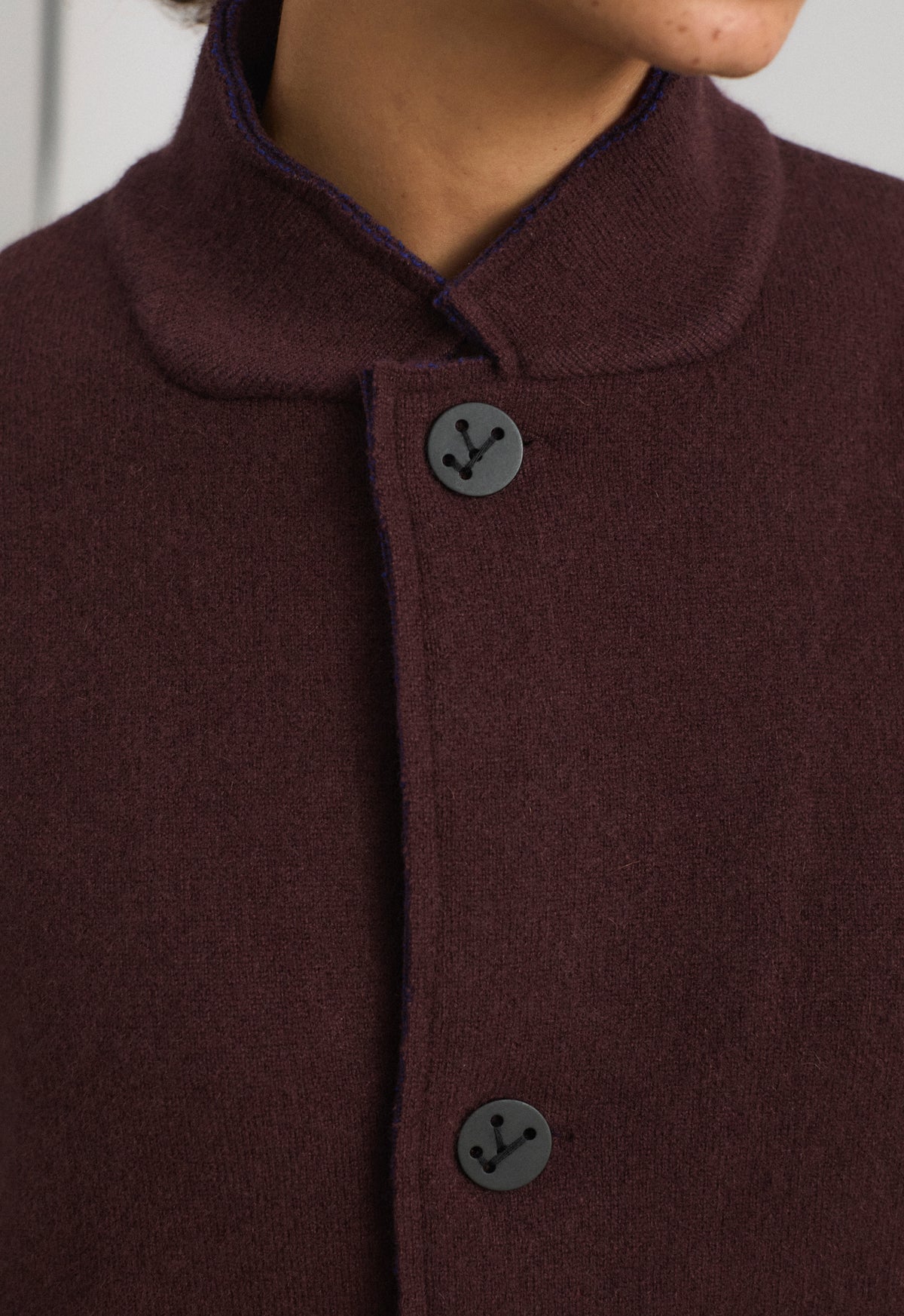 Wind Jacket in Carob & Ink