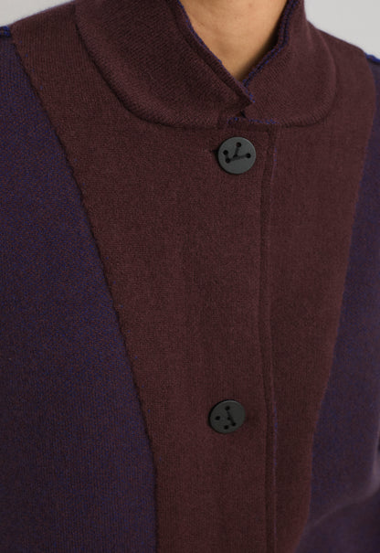 Wind Jacket in Carob & Ink