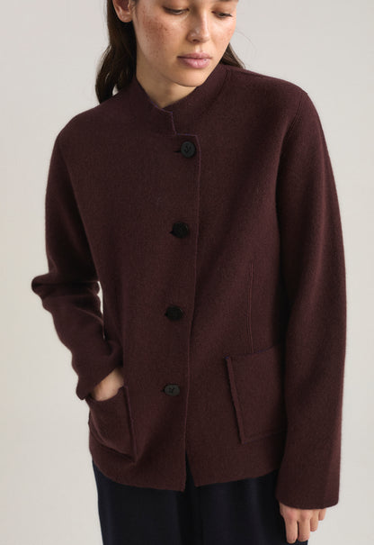 Niaza Jacket in Carob & Ink