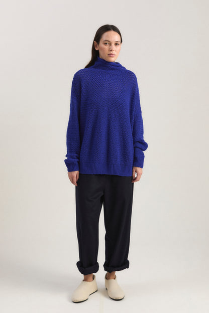 Runa Sweater in Cobalt