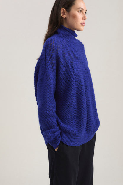 Runa Sweater in Cobalt