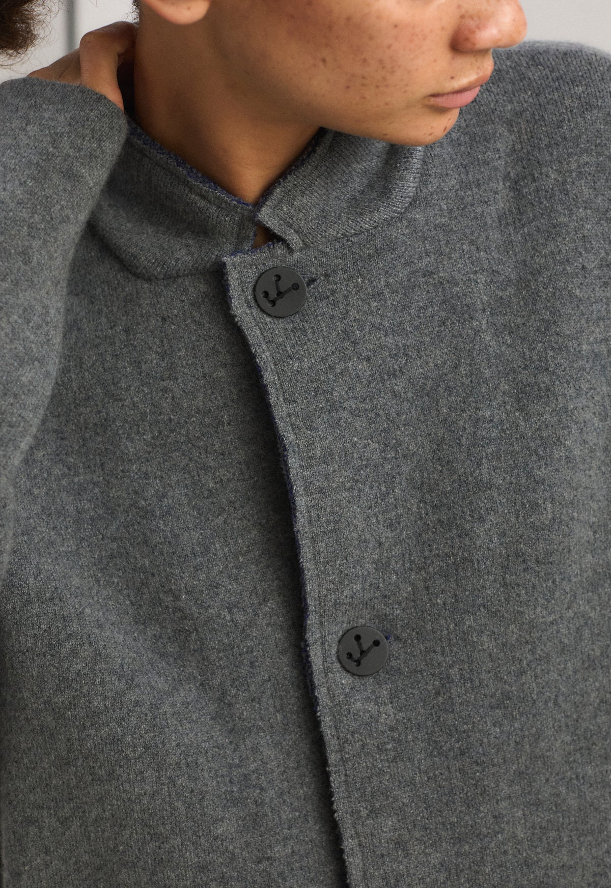 Wind Jacket in Slate & Ink