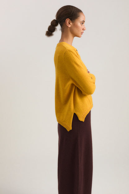 Tondo Cardigan in Amber