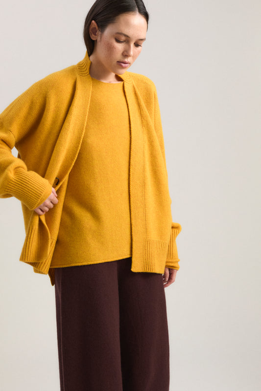 Aire Cardigan in Amber