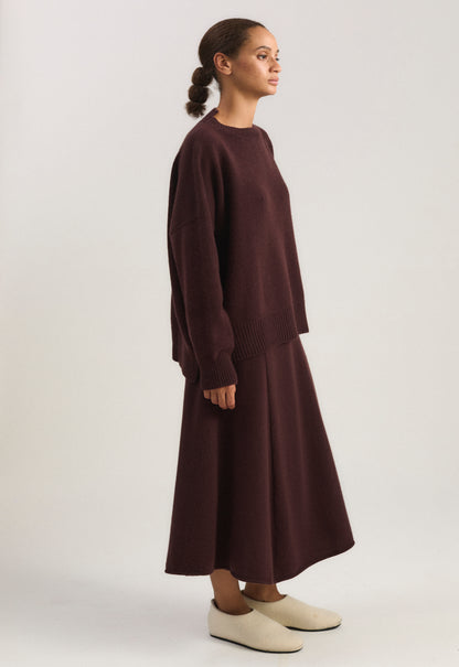 Ray Skirt in Carob