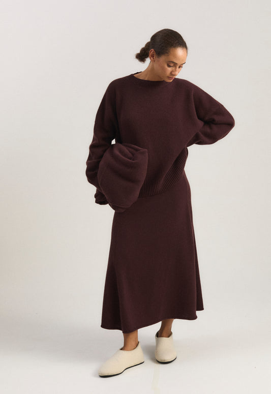Ray Skirt in Carob