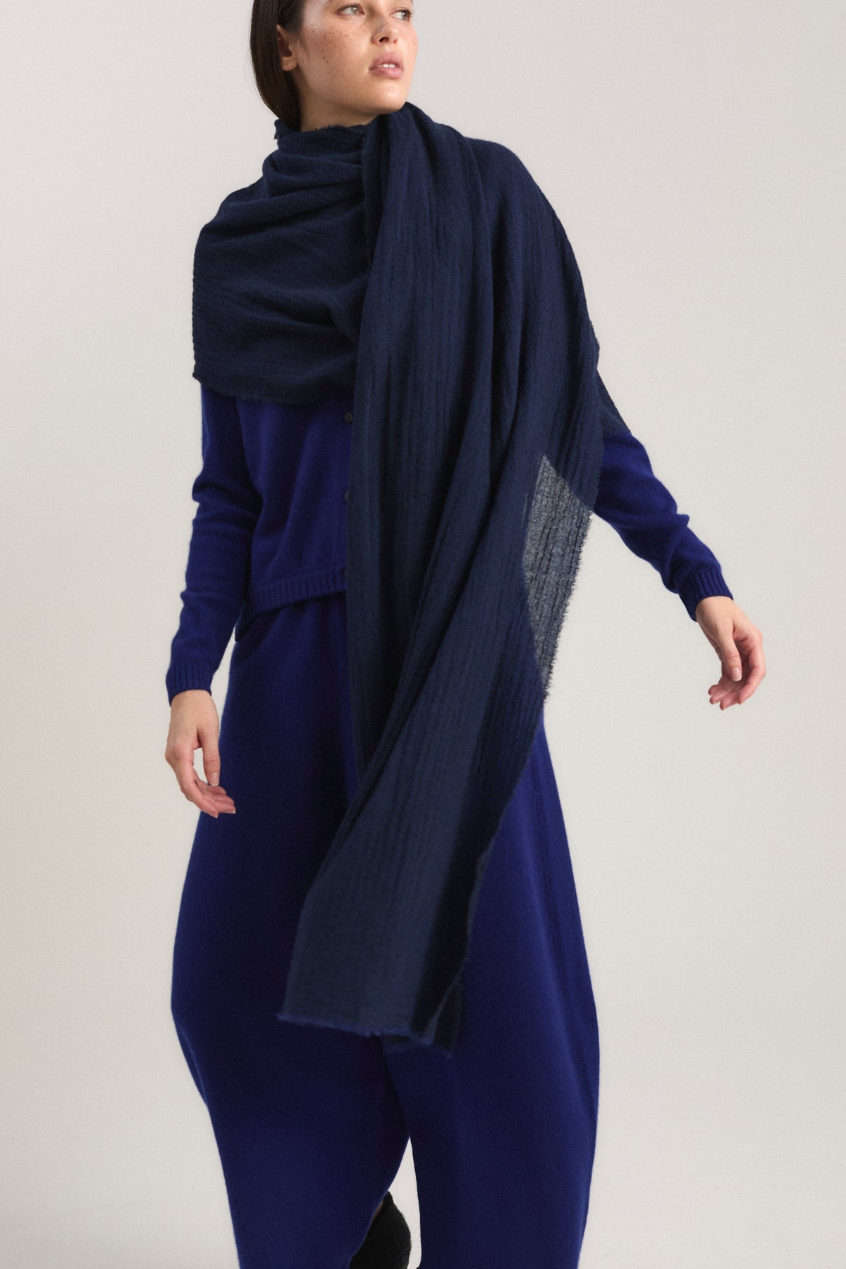 Sera Shawl in Indigo