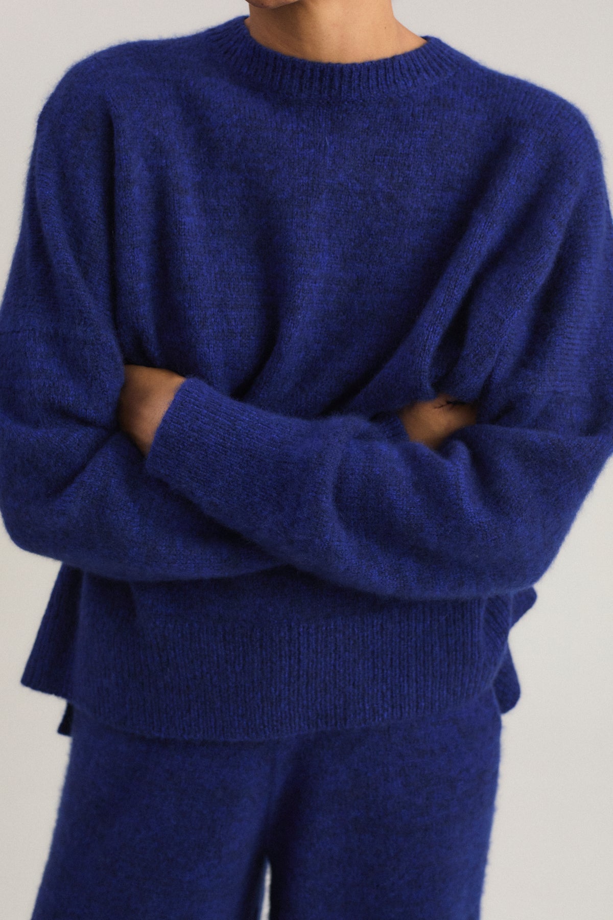 Mori Sweater in Marine & Cobalt