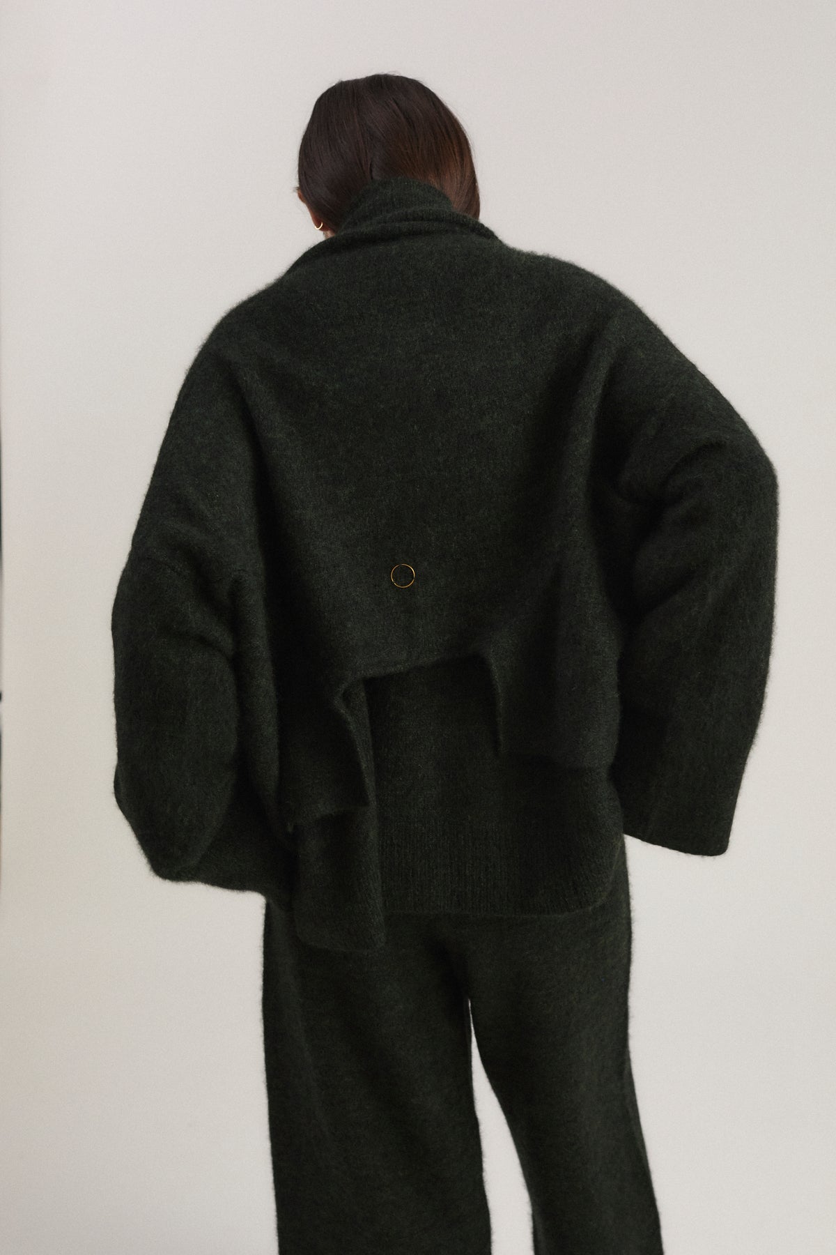 Sona Cardigan in Pine & Jet
