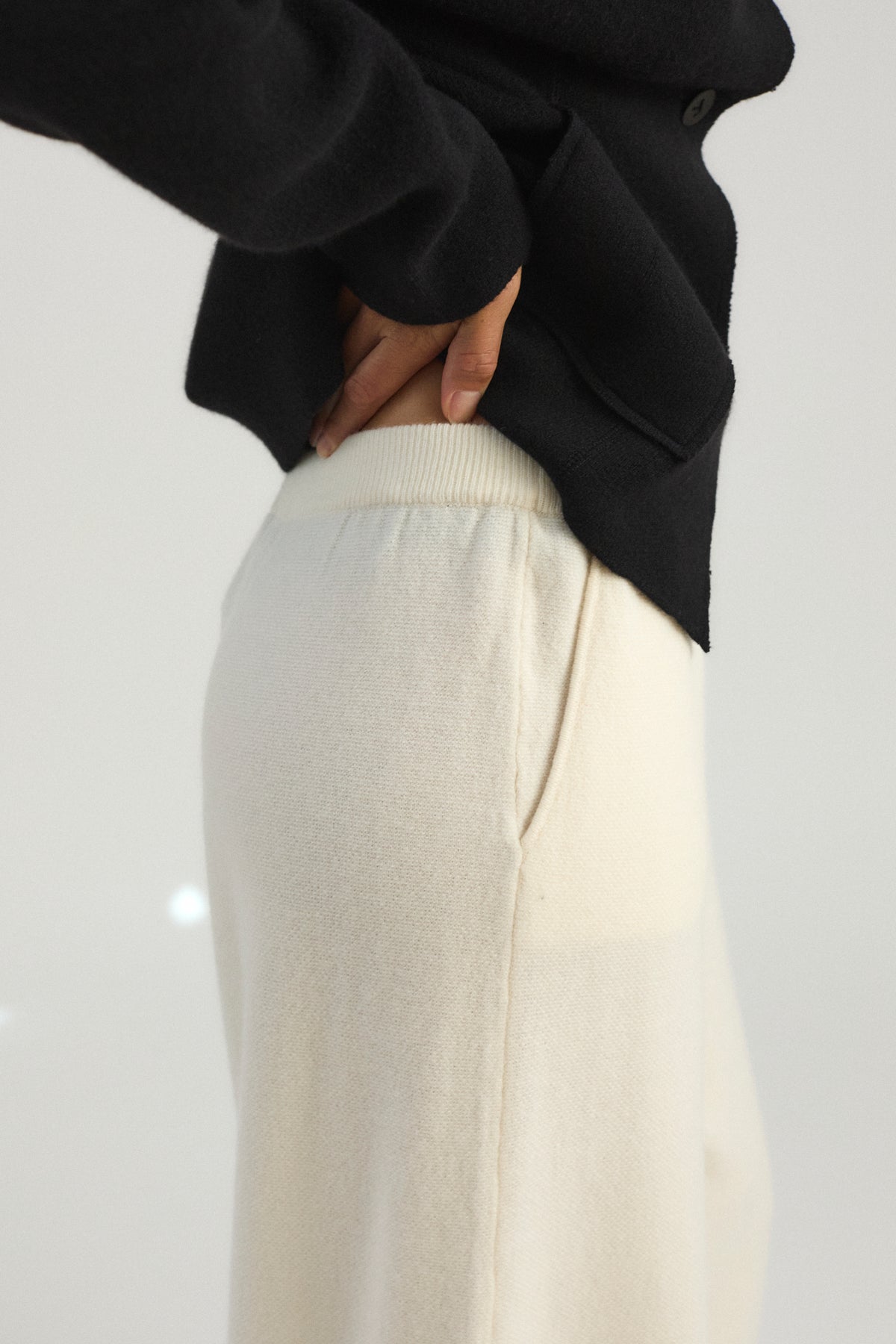Maxi Trousers in Ivory