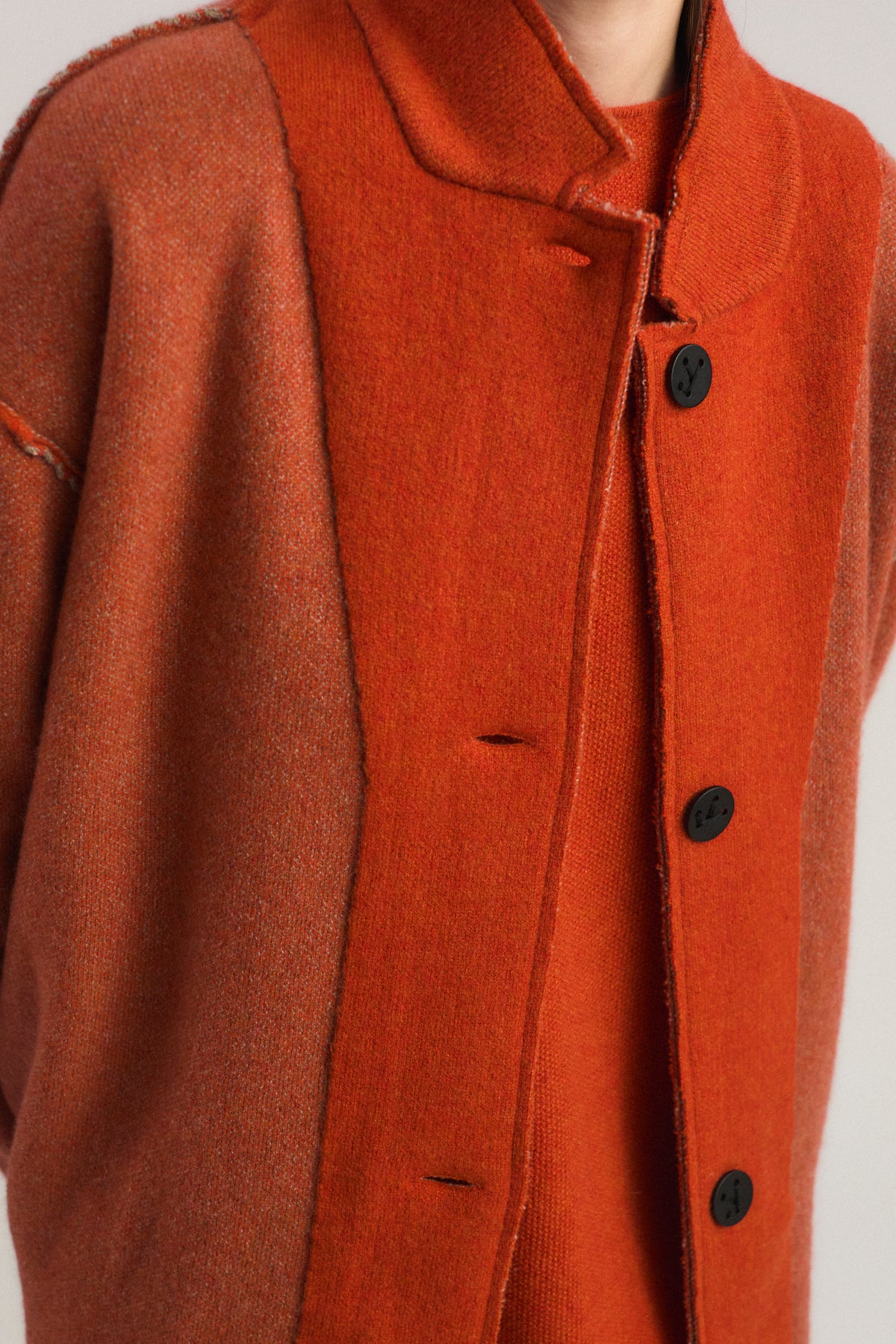 Wind Jacket in Fire & Taupe