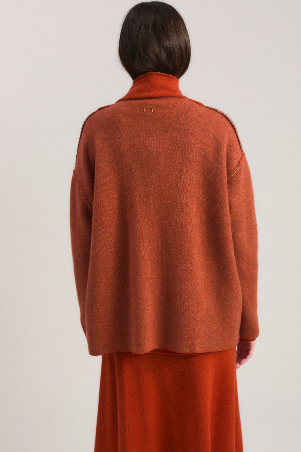 Wind Jacket in Fire & Taupe