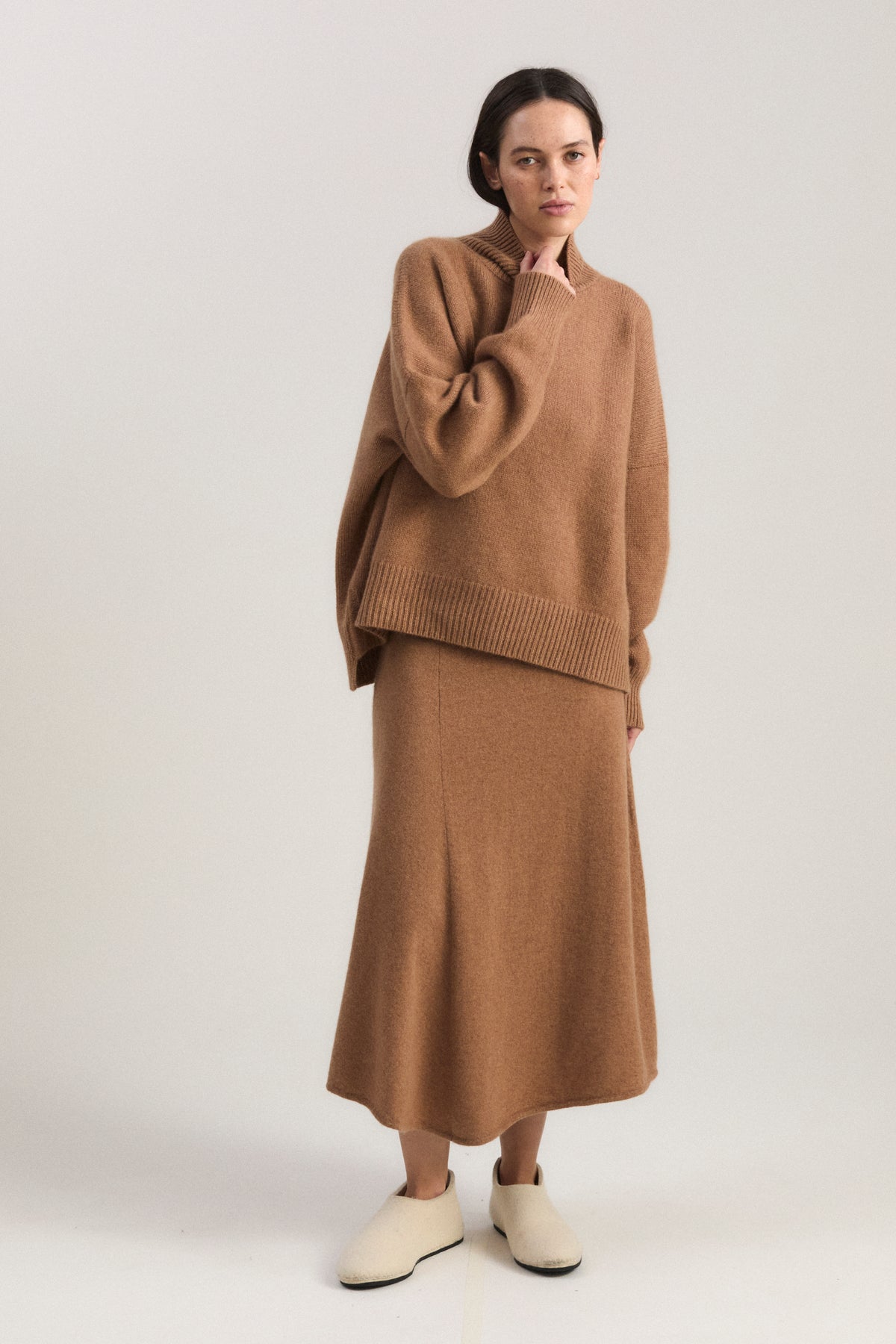 Ray Skirt in Nutmeg