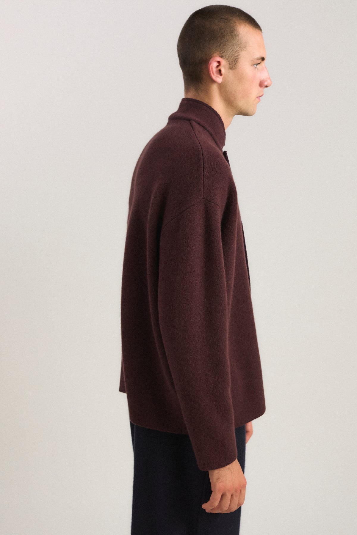 Wind Jacket in Carob & Ink