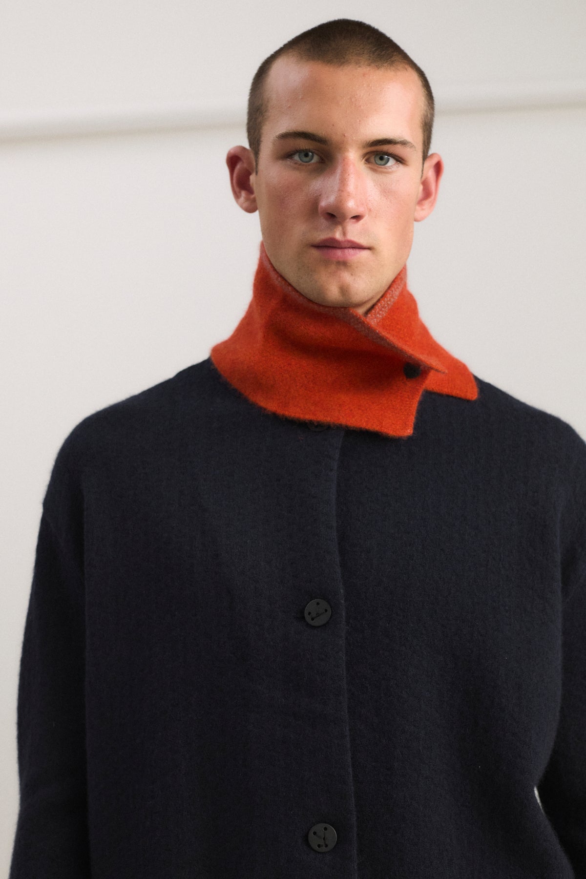 Neku Neck Snood in Fire & Taupe