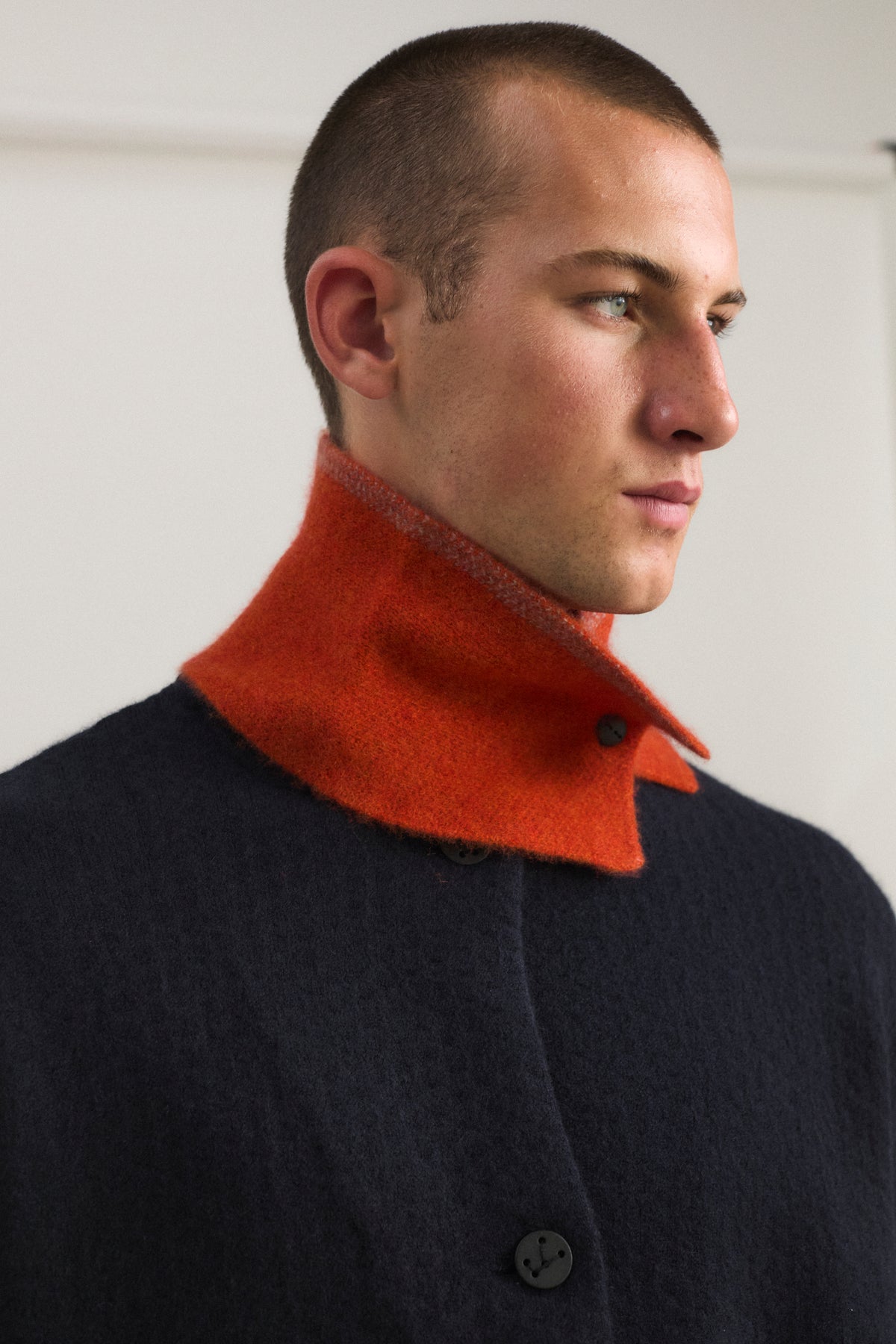 Neku Neck Snood in Fire & Taupe