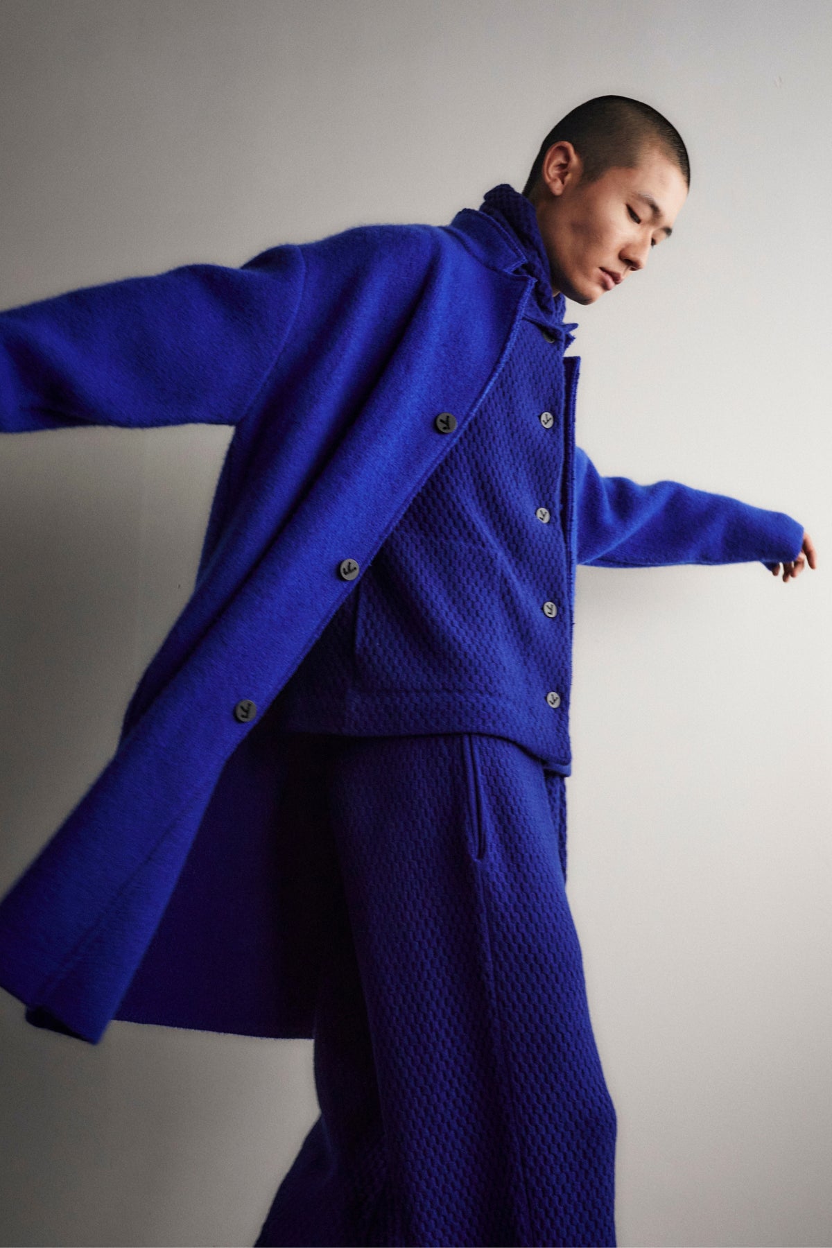 Oro Coat in Cobalt