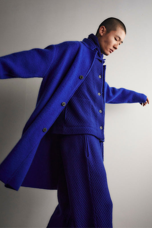 Oro Coat in Cobalt