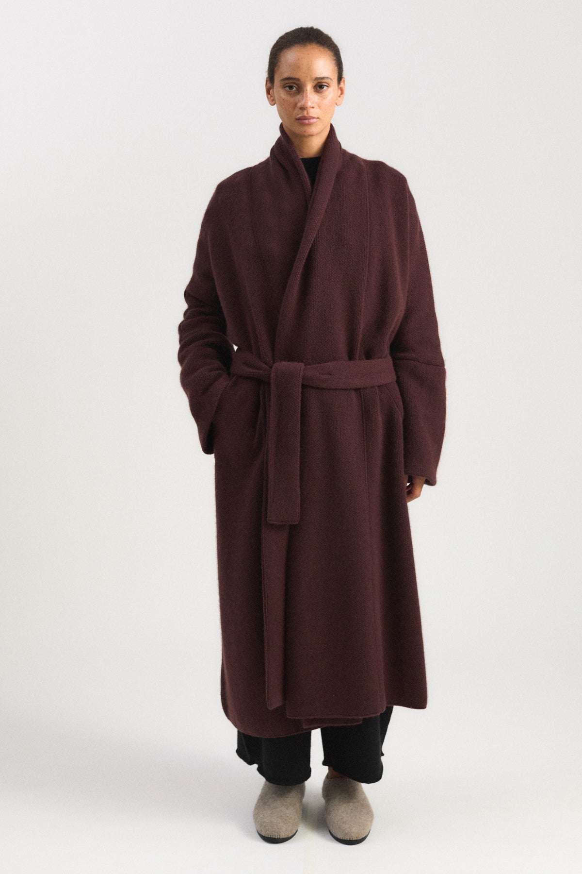 Manta Coat in Carob