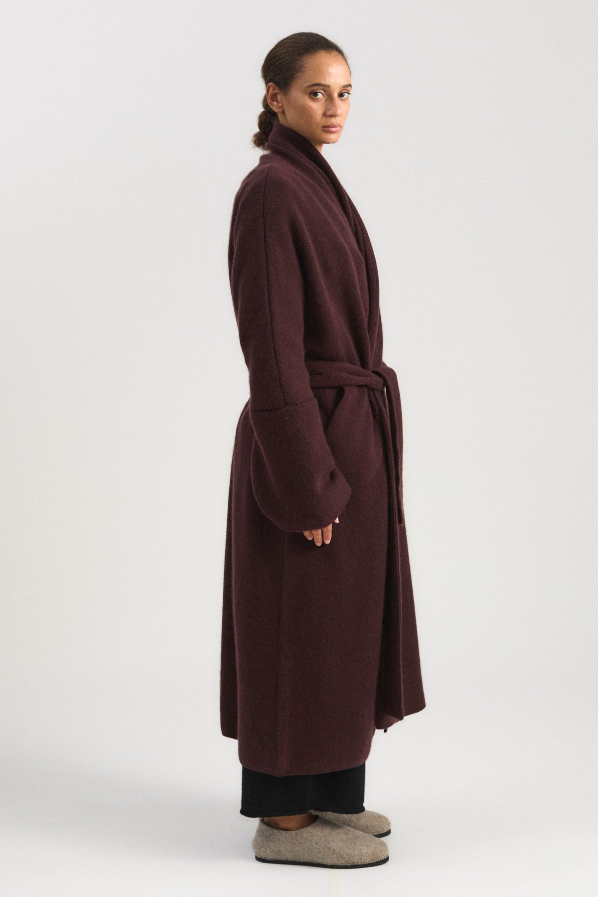 Manta Coat in Carob