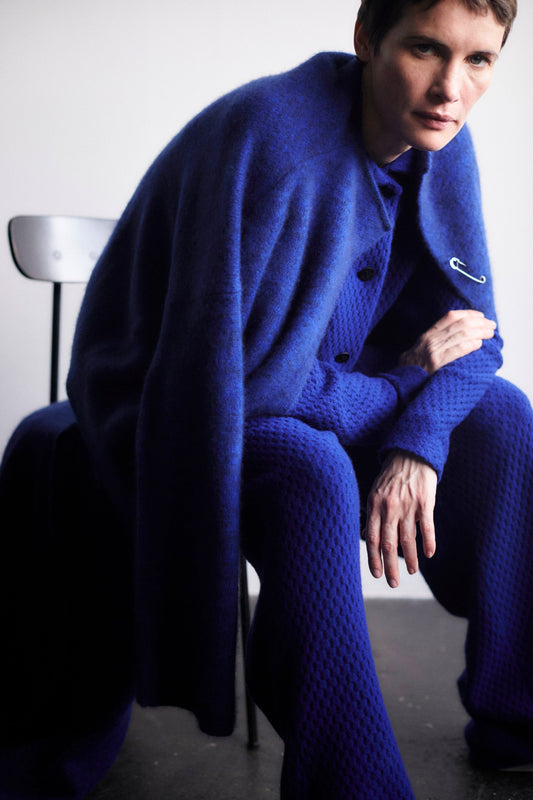 Oro Coat in Cobalt
