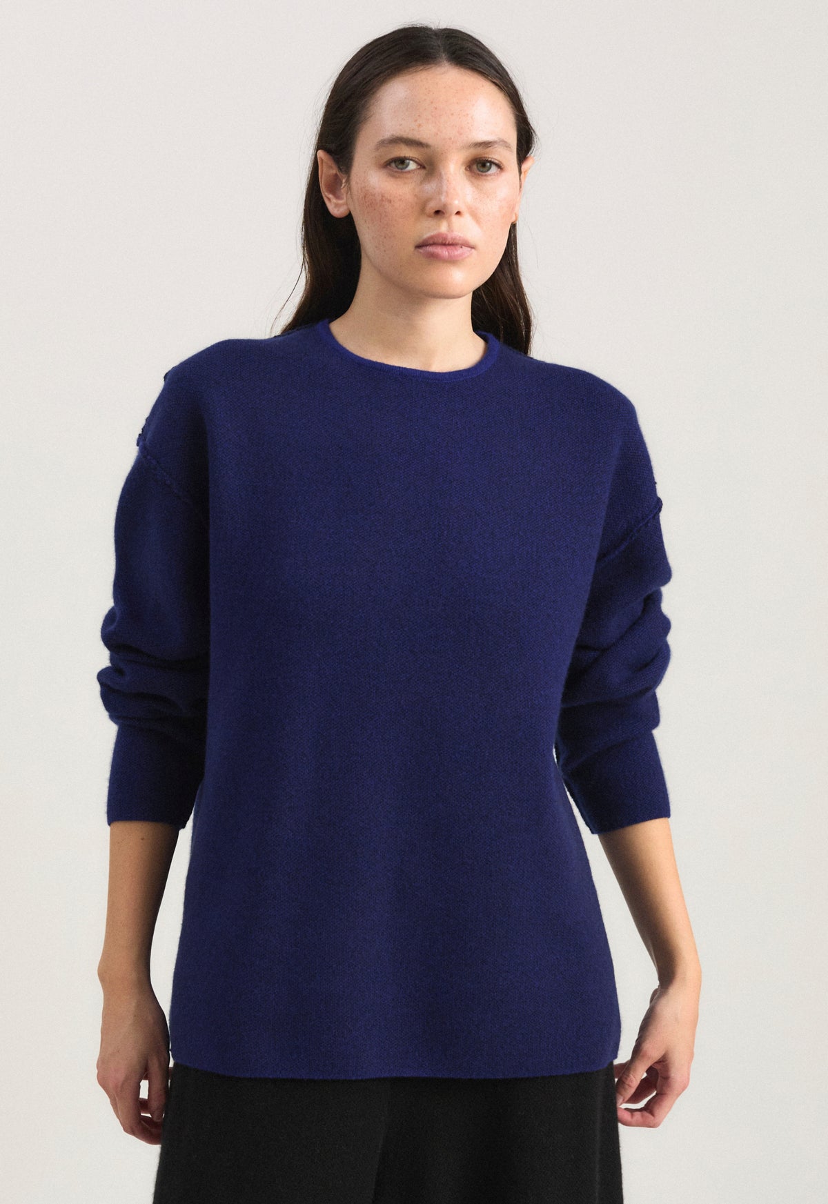 Axa Sweater in Ink & Ocean