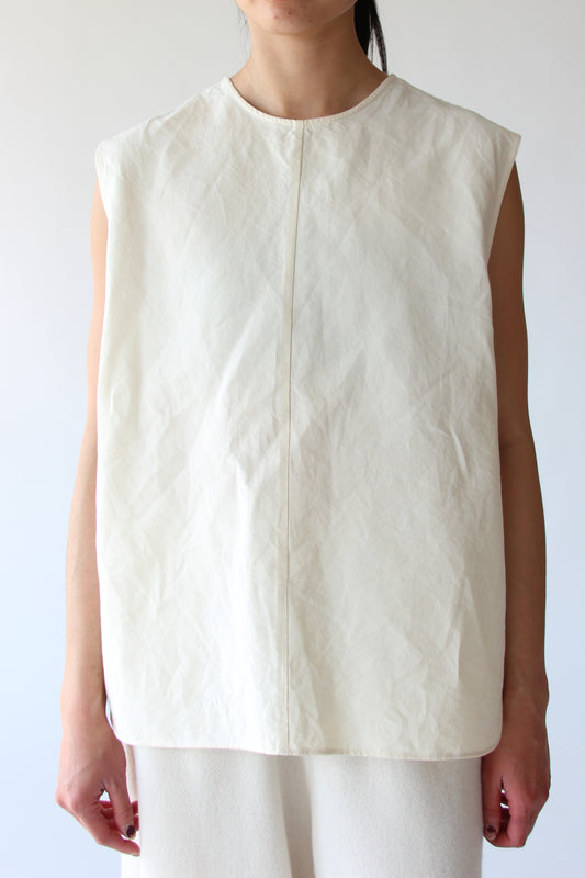 Still-Paper Top in Ivory