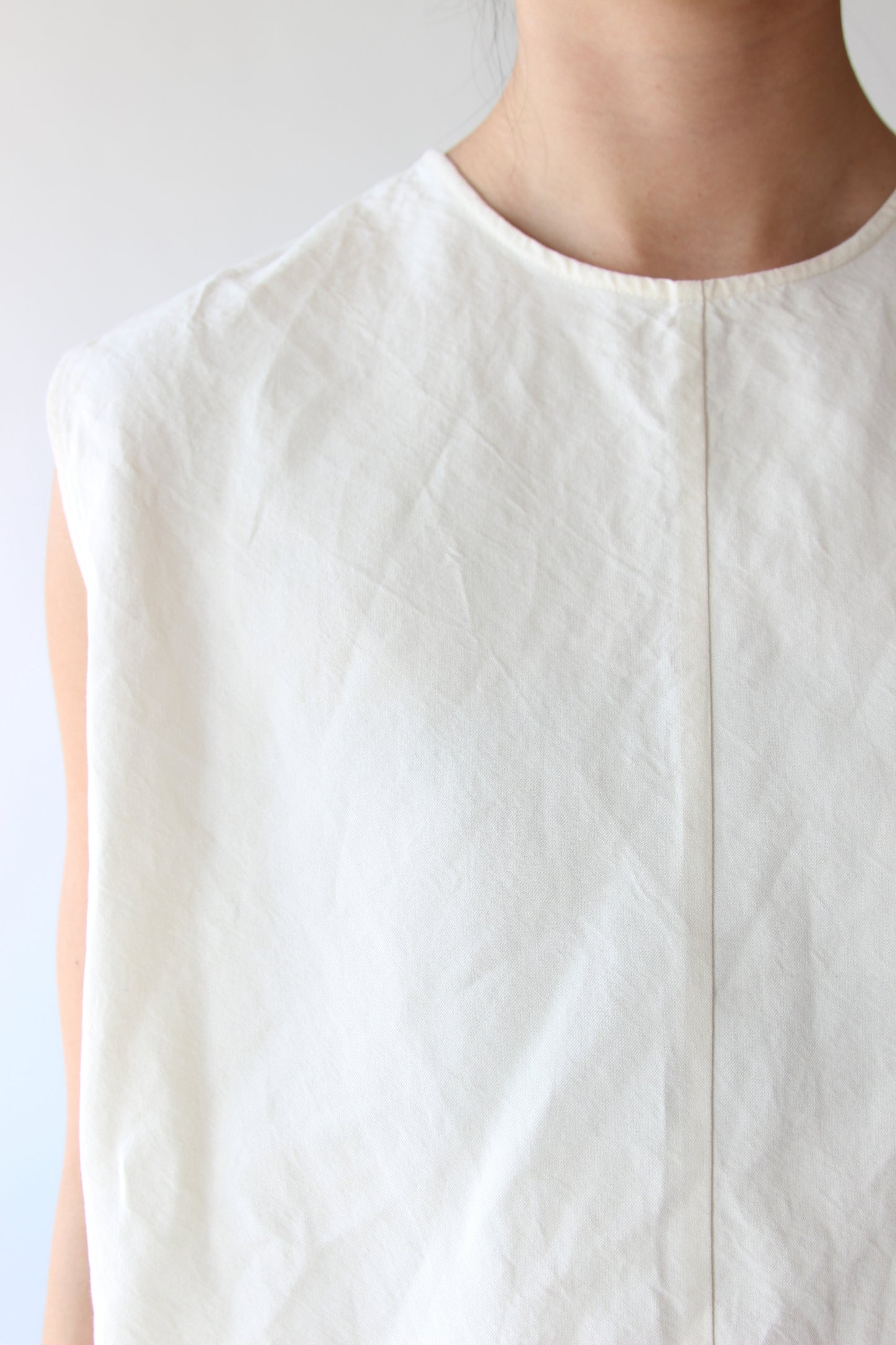Still-Paper Top in Ivory
