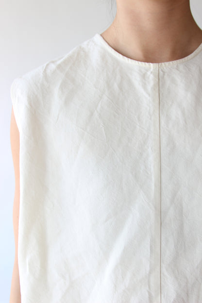 Still-Paper Top in Ivory