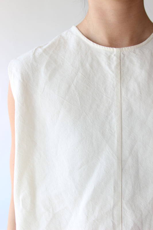 Still-Paper Top in Ivory